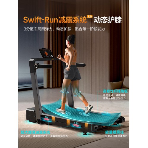 飞利浦智跃跑步机家用款小型智能室内折叠健身房专用器材2025新款